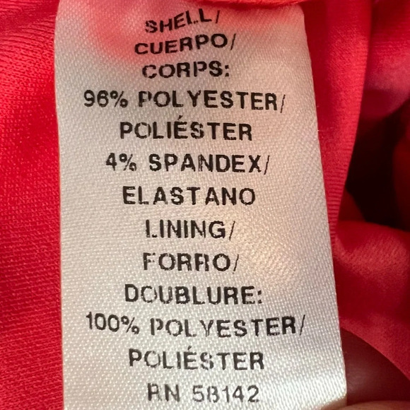 London‎ Times Bright Rose Pink Sleeveless Belted Skirted Jumpsuit. Size 14. - Picture 13 of 14